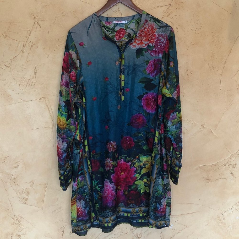 Johnny Was silk dress